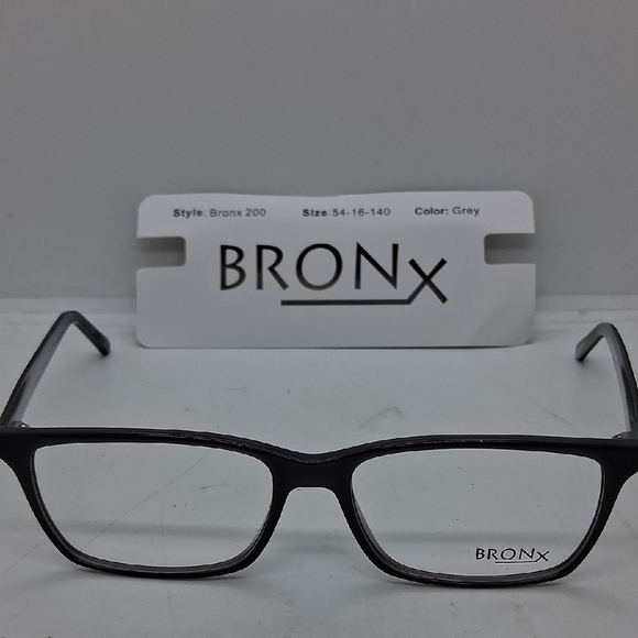 NWT Rxable Mens Bronx200 Grey Eyeglass Frames